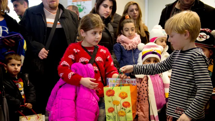 Uprchlíci z Iráku na ruzyňském letišti