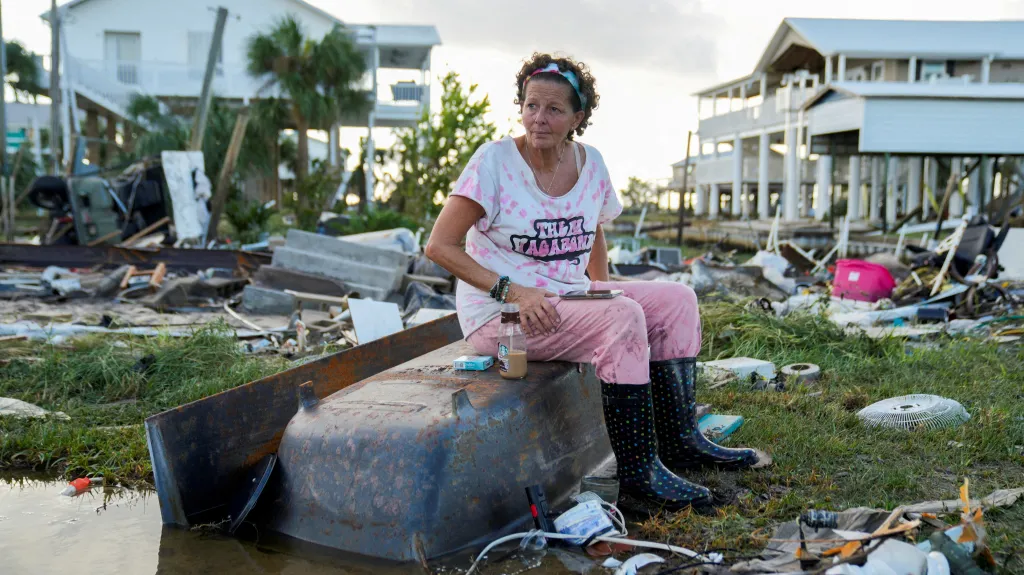 Následky hurikánu Idalia, který zasáhl Floridu