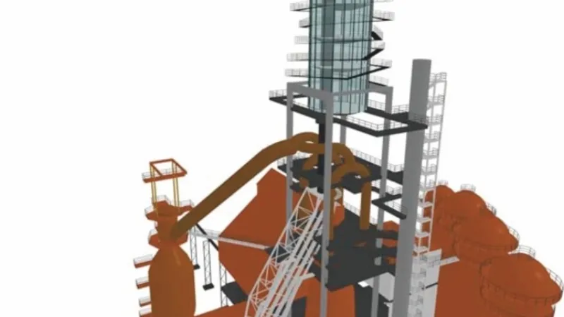 Nástavba vysoké pece