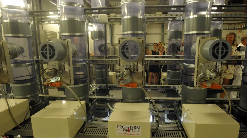 Potrubní pošta ve Fakultní nemocnici Plzeň Lochotín