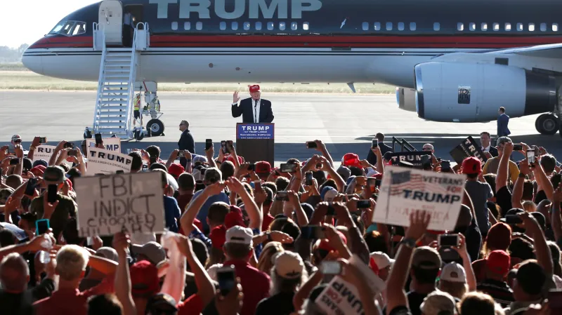 Letadlo Donalda Trumpa