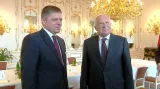 Václav Klaus a Robert Fico