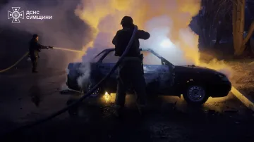 Následky ruských úderů na Ukrajinu (Sumská oblast, 10. 4. 2026)