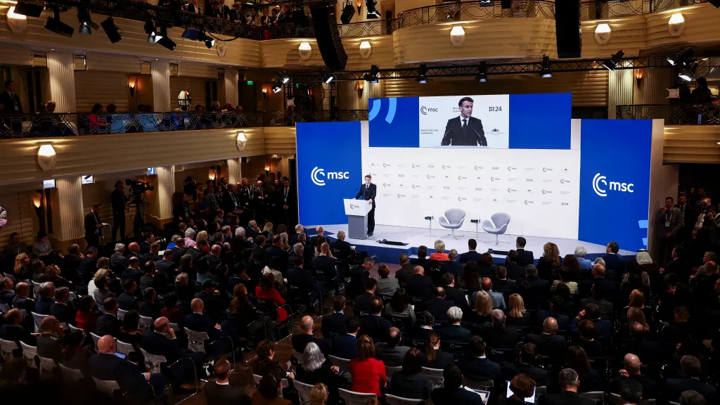 Snímek z prvního dne Mnichovské bezpečnostní konference