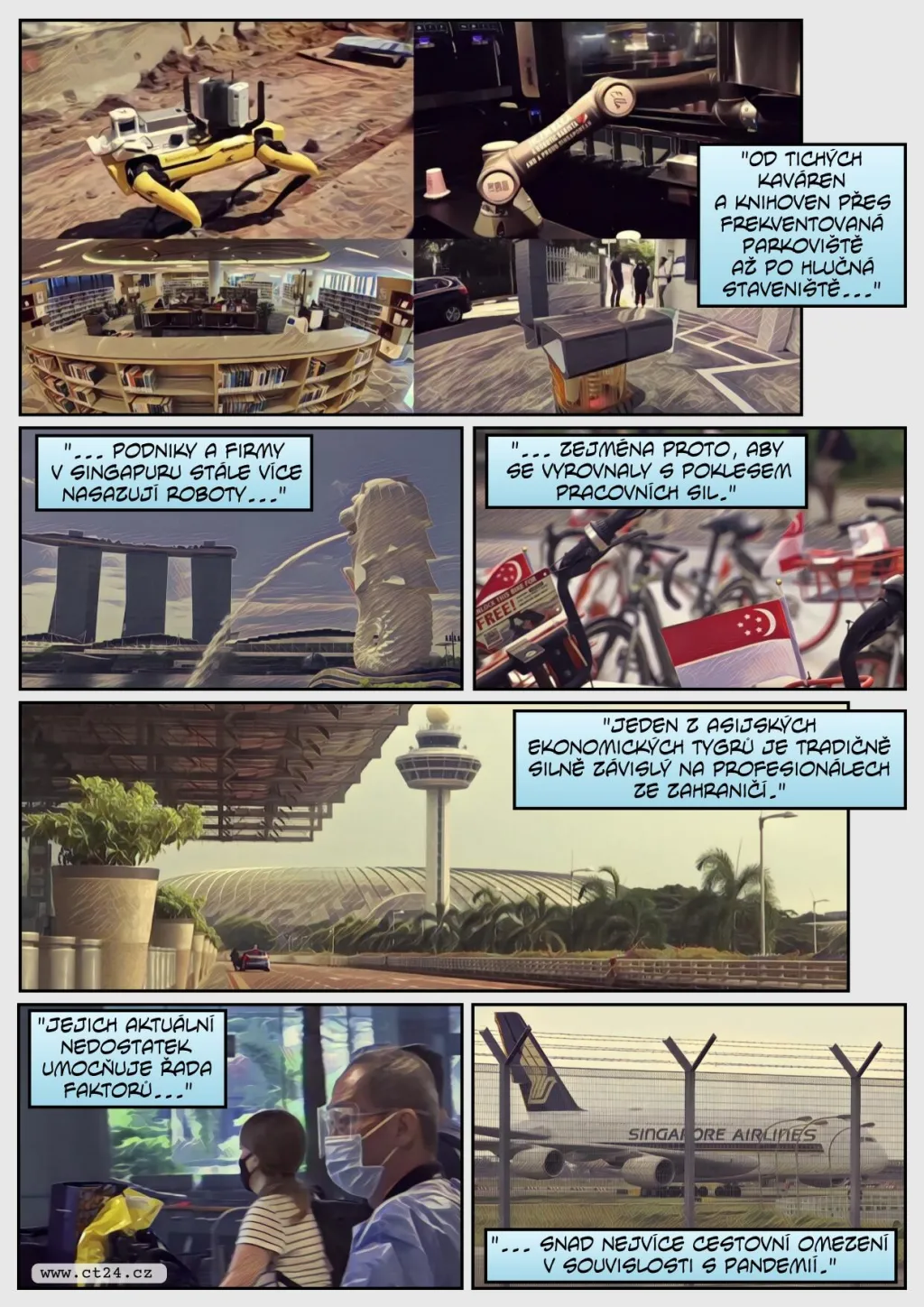 Singapur a Jižní Korea vidí svou budoucnost hlavně v robotech