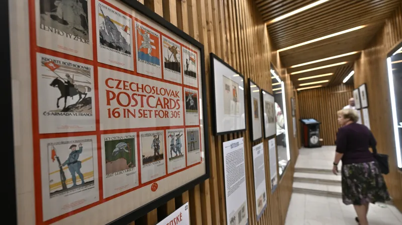 Agitační legionářské pohlednice