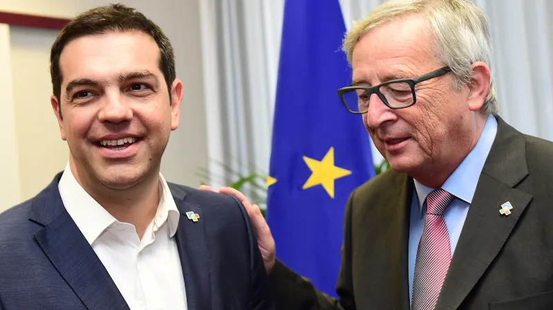 Alexis Tsipras a Jean-Claude Juncker