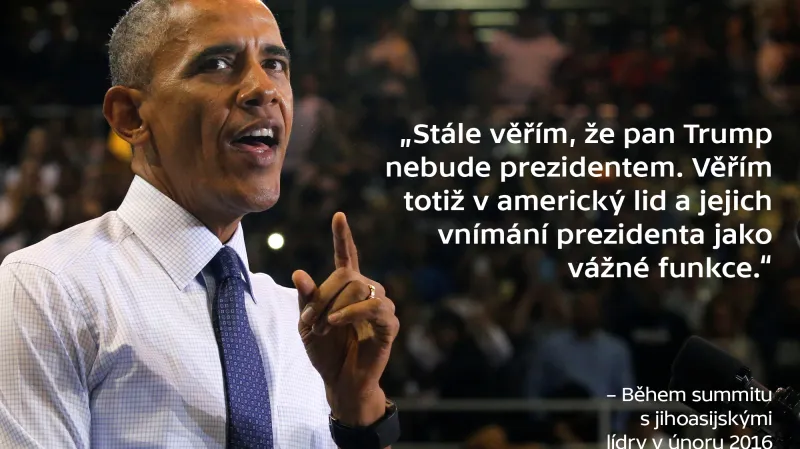 Obama o Trumpovi