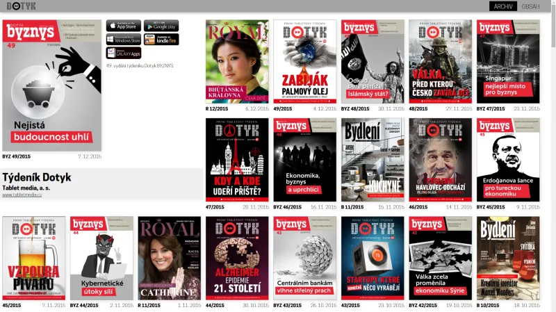 Týdeník Dotyk na Apple Watch