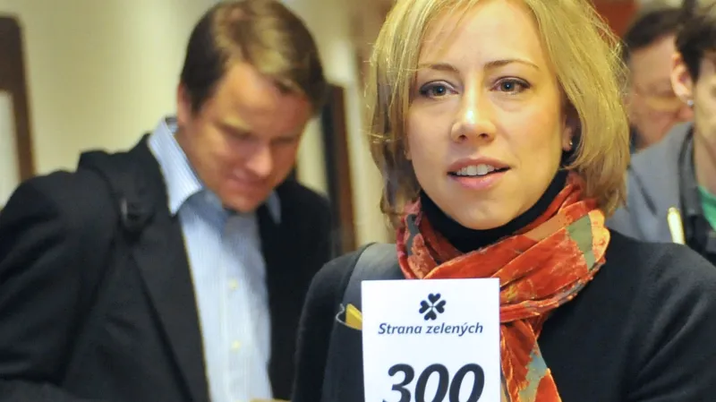 Kateřina Jacques na sjezdu republikové rady Zelených