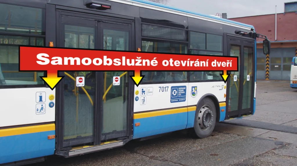 Bezbariérový autobus MHD