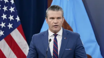 Ministr obrany USA Pete Hegseth