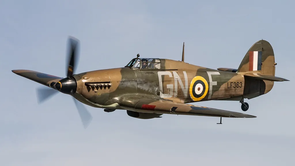 Historický letoun Hawker Hurricane