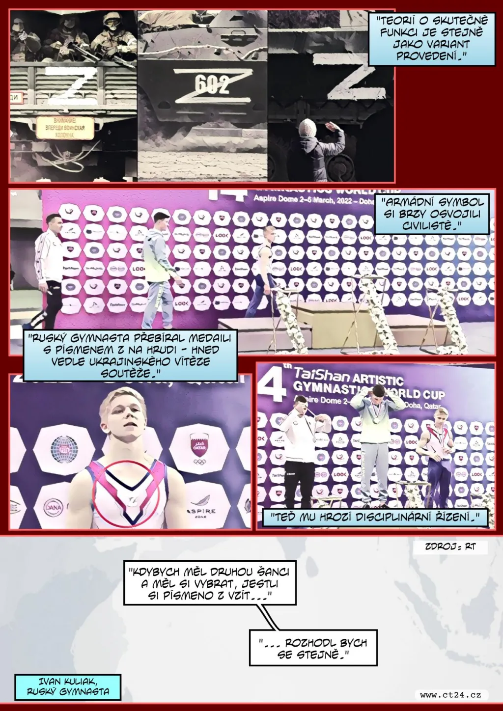 Z písmene Z se v Rusku stal symbol stoupenců invaze. Proč je v latince, se spekuluje