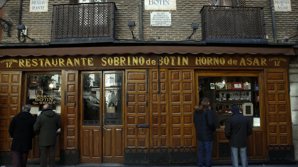 Nejstarší restaurace světa v Madridu
