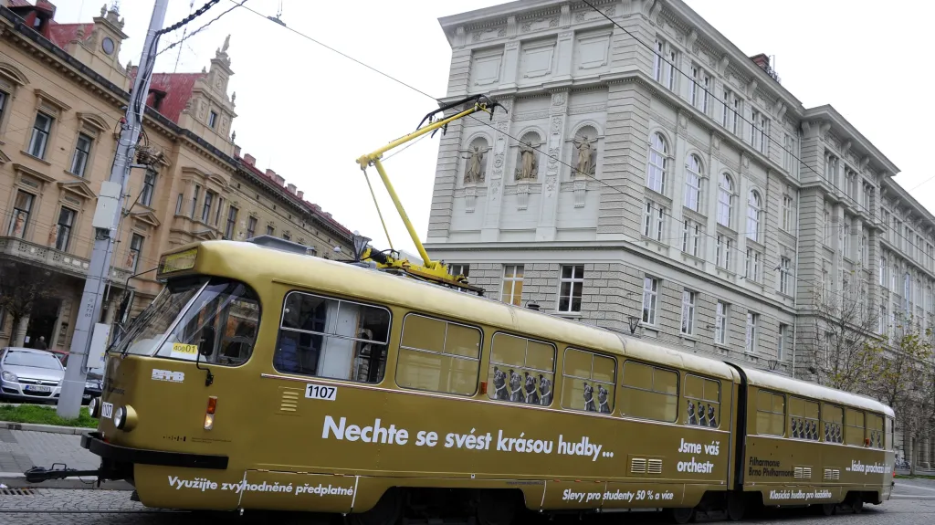 Nová tramvaj brněnské filharmonie