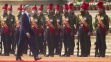 Barack Obama se účastní recepce v prezidentském paláci