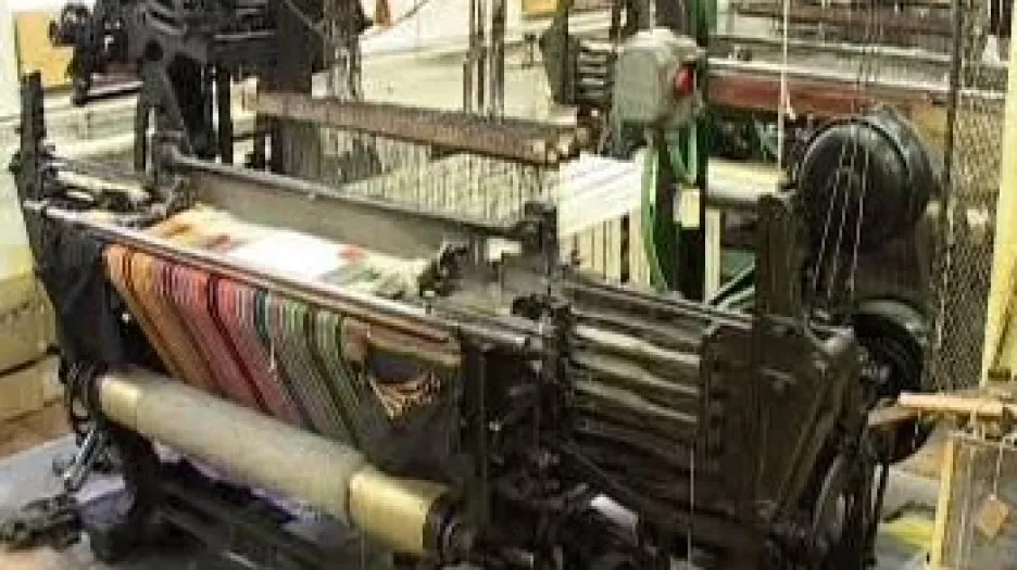 Historický textilní stroj