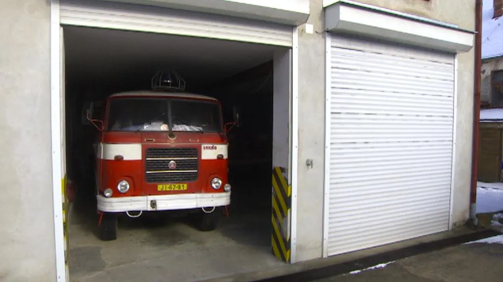 Zásahový vůz dobrovolných hasičů