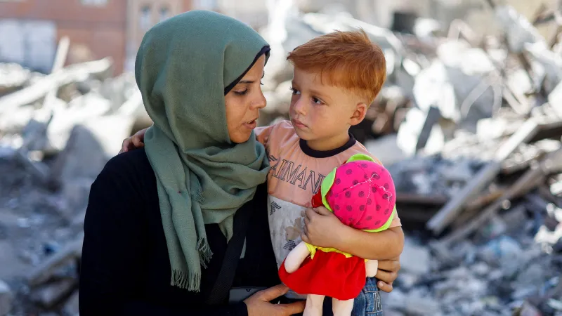 Téměř polovinu populace Gazy představují děti