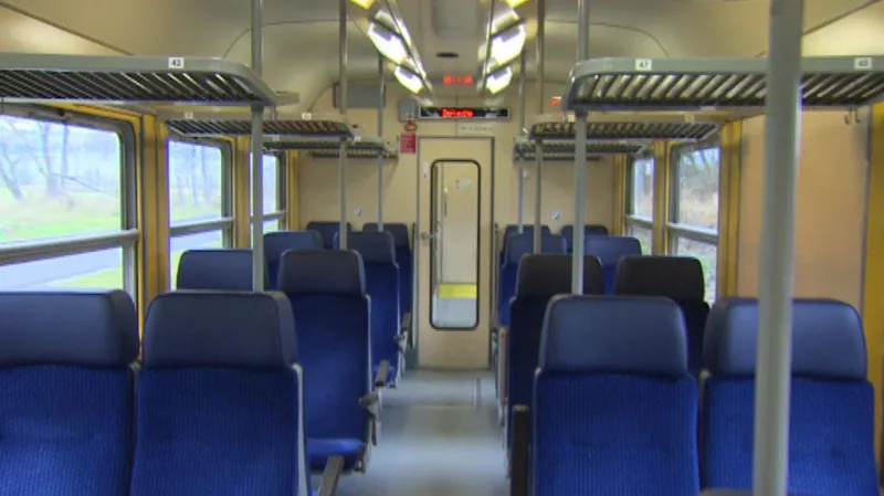 Vagon ve vlaku z Horní Plané