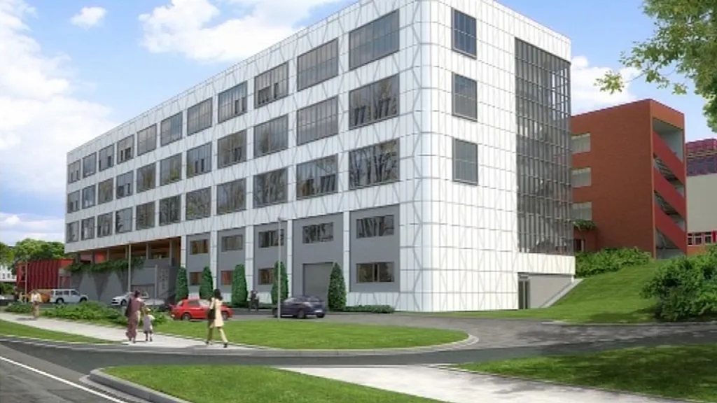 Vizualizace nového vědeckého centra ve Zlíně