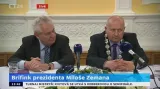 Miloš Zeman ke stanovisku rektorů