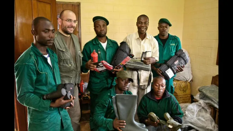 Miroslav Bobek se strážci pralesa