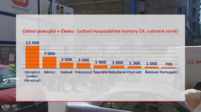 Cizinci pracující v Česku