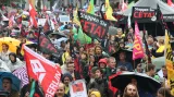 Protesty Němců proti obchodním smlouvám EU se zámořím