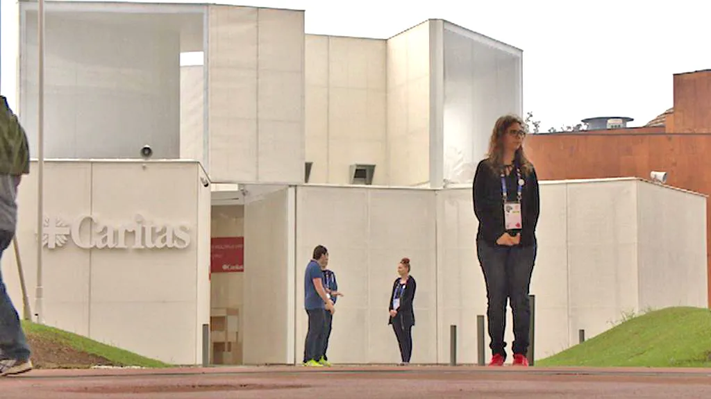 Pořadatelé na výstavě Expo 2015 v Miláně