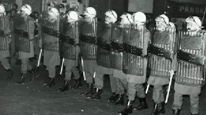 Demonstrace v Teplicích v roce 1989