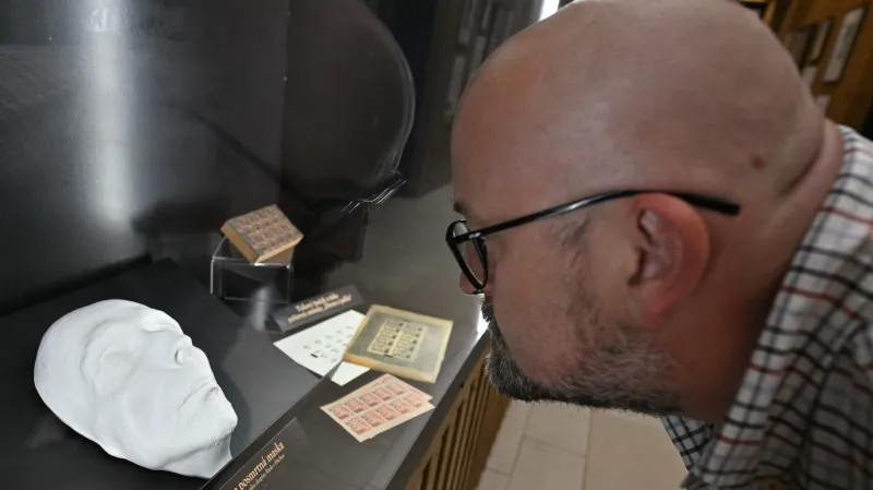 Posmrtná maska Vojtěcha Preissiga