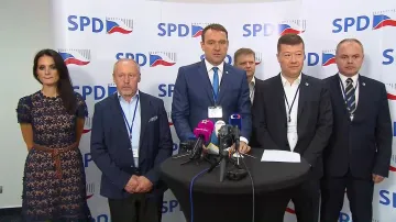 Brífink po volbě vedení SPD