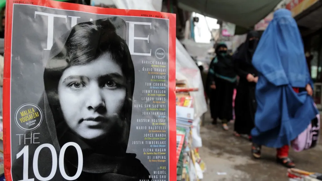 Malala Júsufzaiová na obálce časopisu Time