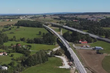 Správa železnic zprovoznila další část koridoru na jih, na trase je však výluka