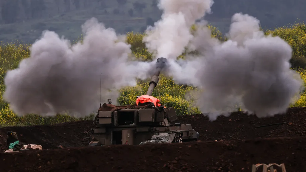 Střelba izraelských sil na hranici s Libanonem