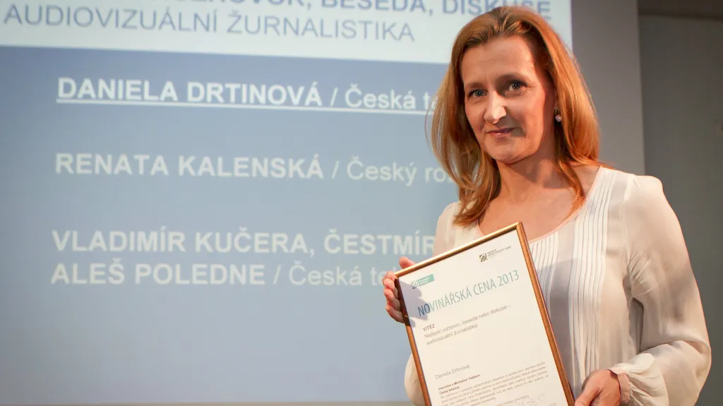 Daniela Drtinová získala cenu za rozhovor s Michalem Haškem