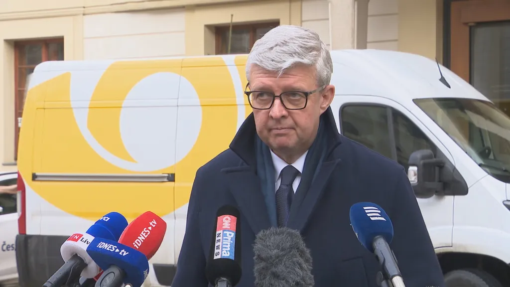 Karel Havlíček po jednání s prezidentem