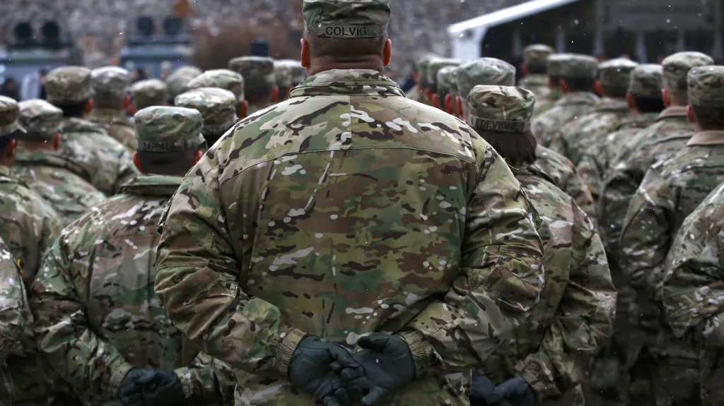 Uvítání amerických vojáků v Polsku