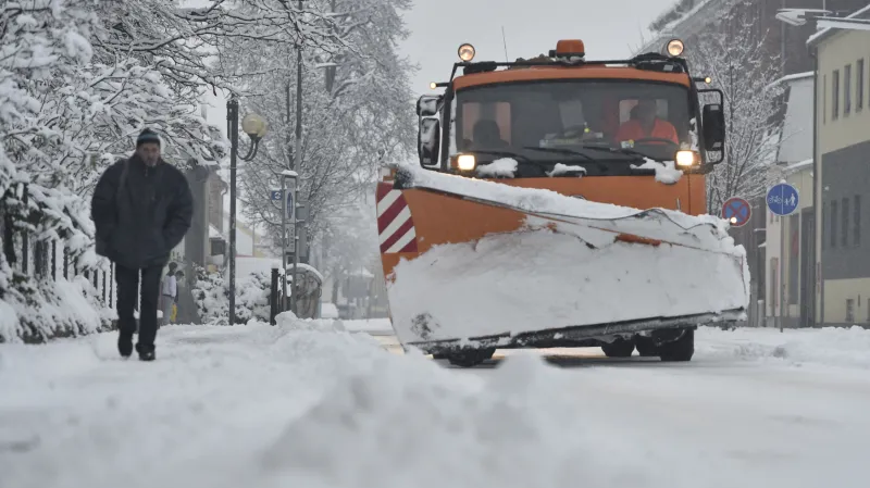 Zimní údržba v Břeclavi