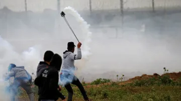 Výročí protestů na hranicích Pásma Gazy