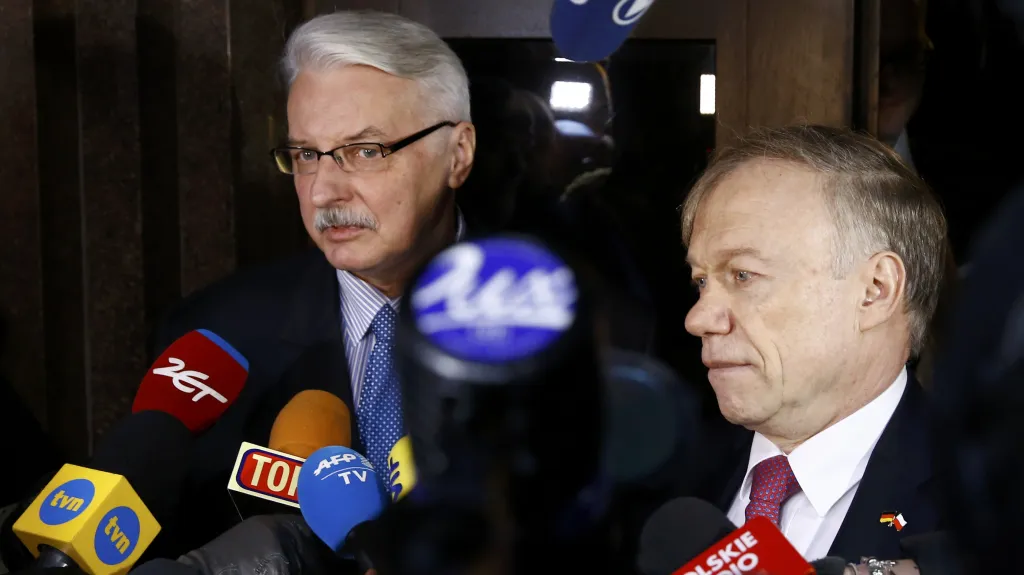 Witold Waszczykowski a Rolf Nikel