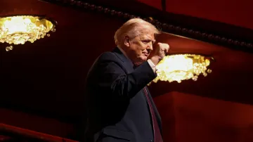 Americký prezident Donald Trump v Kennedyho centru (29. ledna 2026)