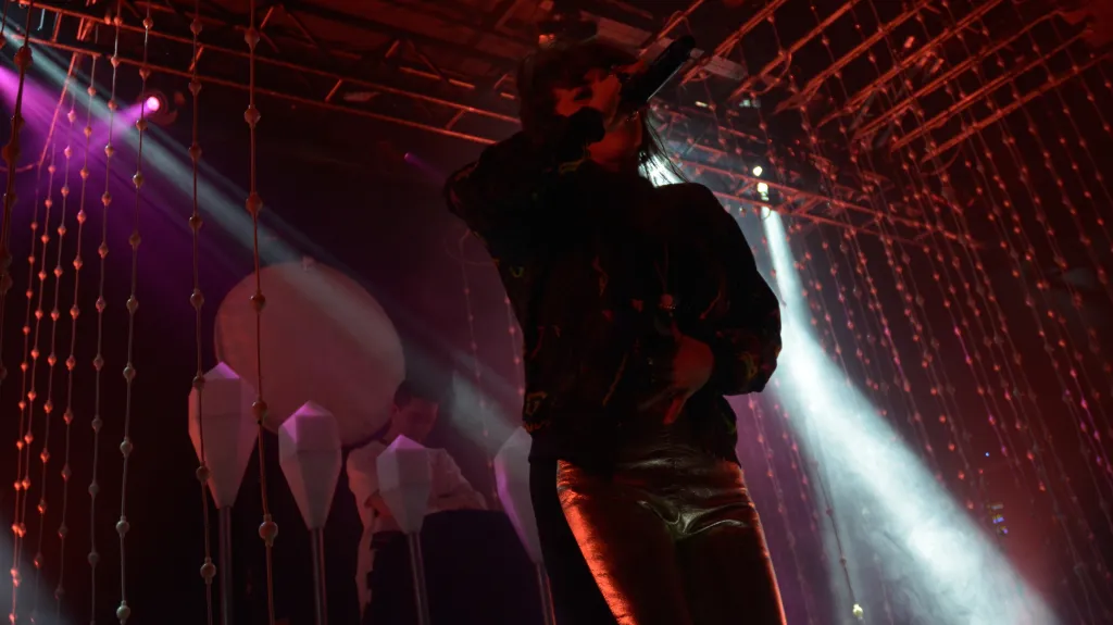 Koncert Purity Ring v pražské Roxy (2015)