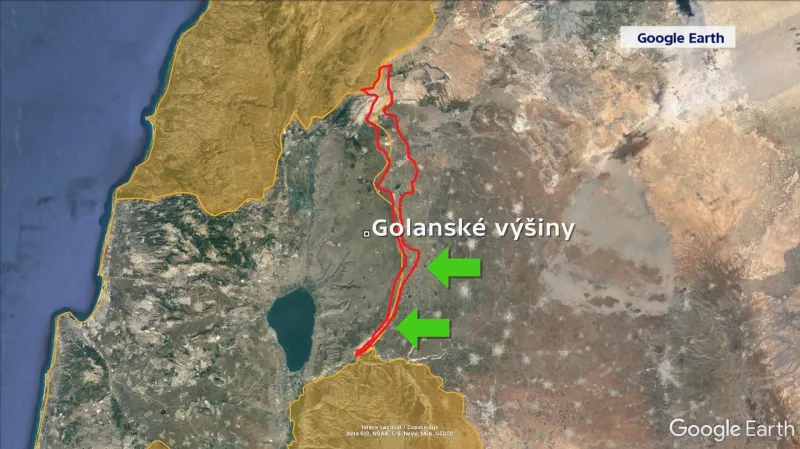 Oblast, kam se stahují uprchlíci ze syrského Dará