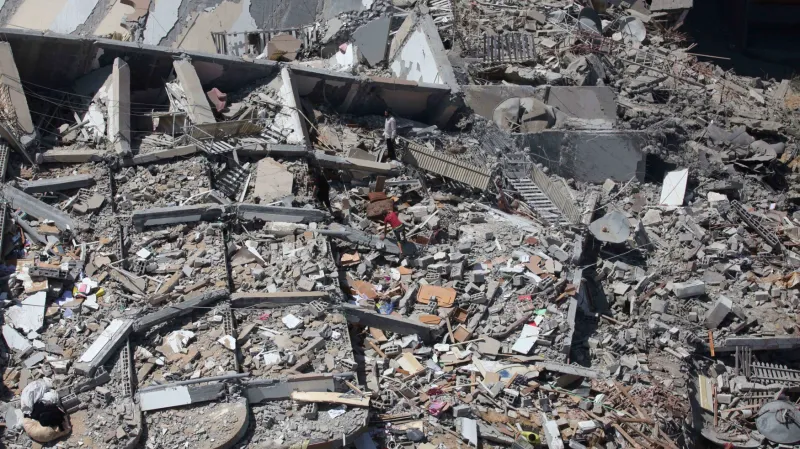 Gaza těžce poškozená boji