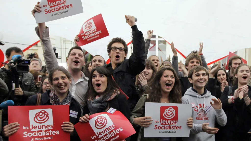 Příznivci francouzské Socialistické strany