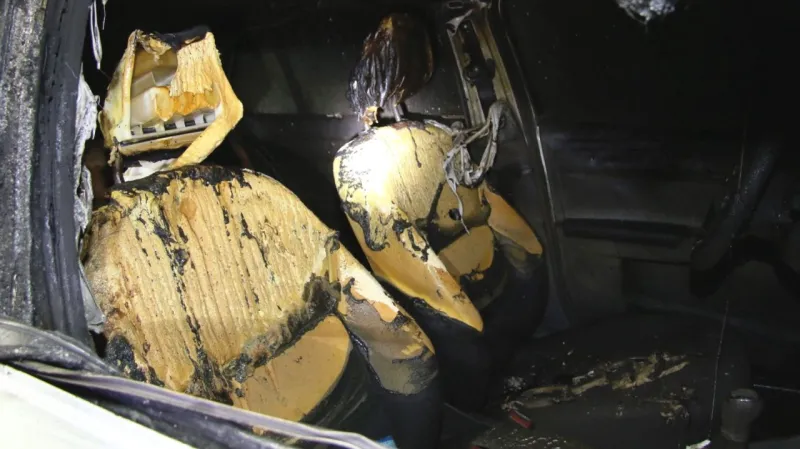 V posledních měsících na východě Čech shořela tři auta taxislužby