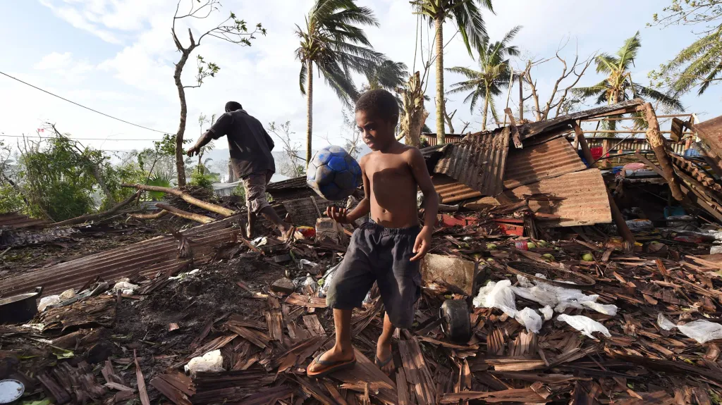 Následky tropické bouře Pam na Vanuatu